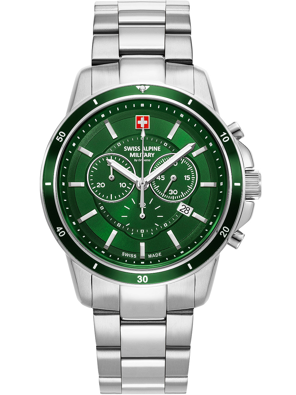 Swiss Alpine Military 7089.9134 Chronografas Vyriškas laikrodis 44mm 10ATM
