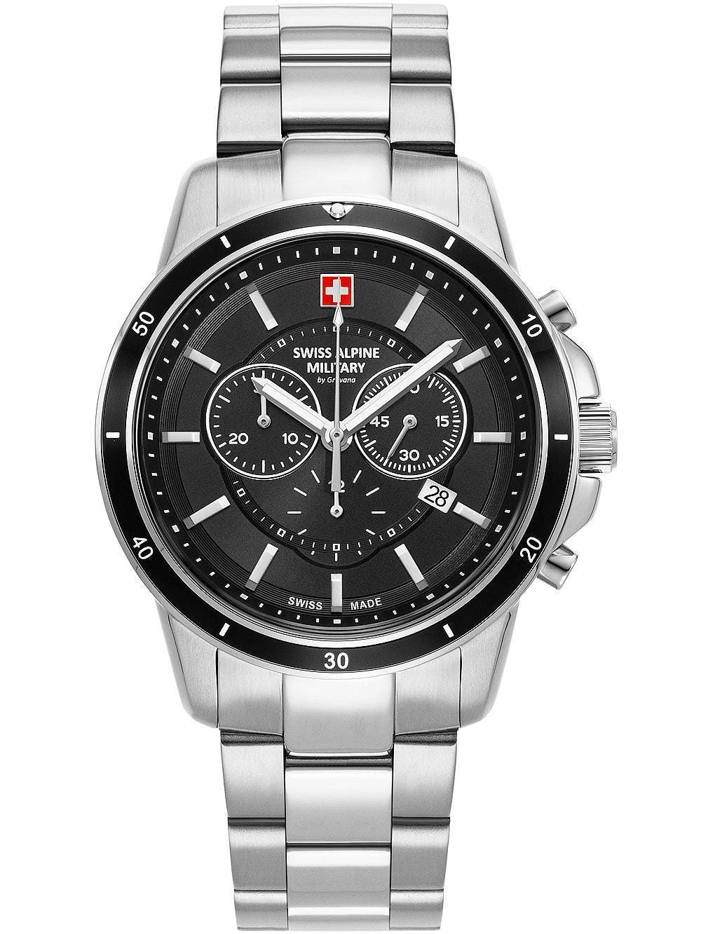 Swiss Alpine Military 7089.9137 Chronografas Vyriškas laikrodis 44mm 10ATM