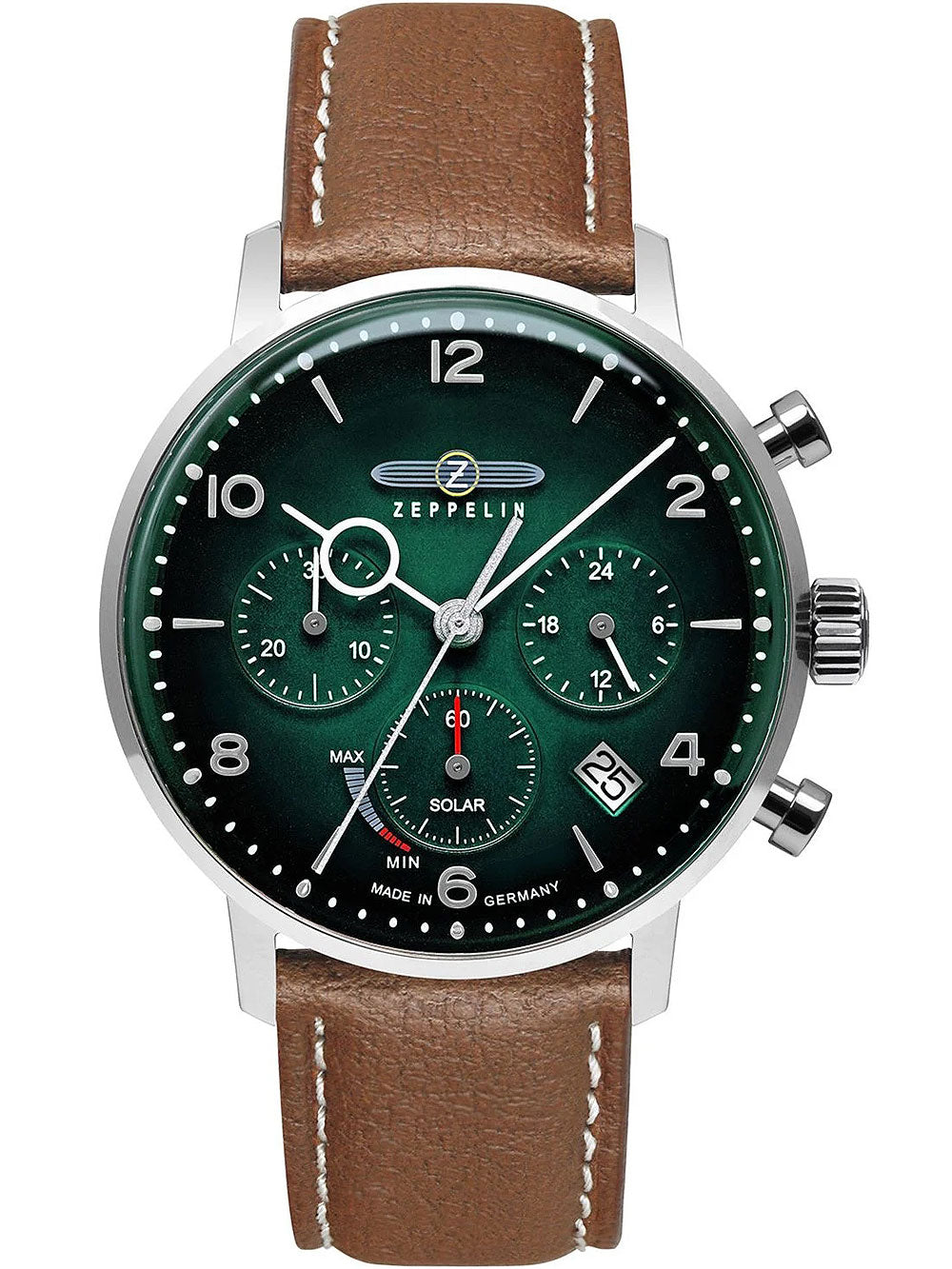 Zeppelin 8086-4N Hindenburg LZ129 Chronografas Solar 41mm 5ATM