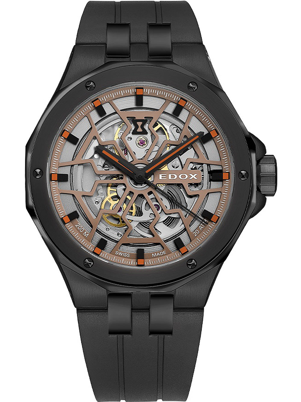 Edox 85303-37NCA-BEIO Delfin Mecano Automatic vyriškas laikrodis 43mm 20ATM