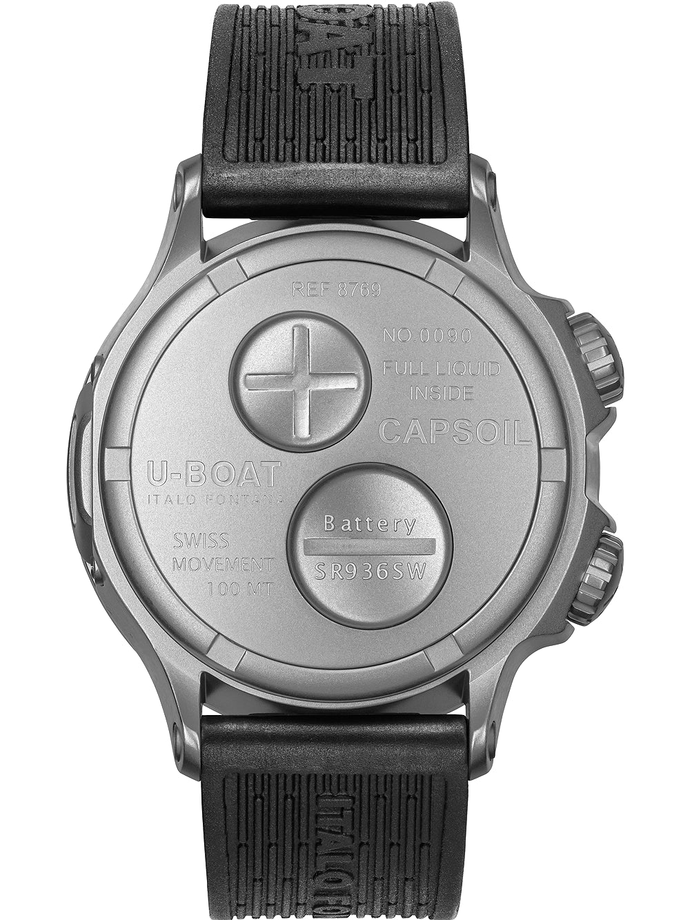 U-Boat 8769 Capsoil Qs. Doppiotempo SS 45mm 10ATM