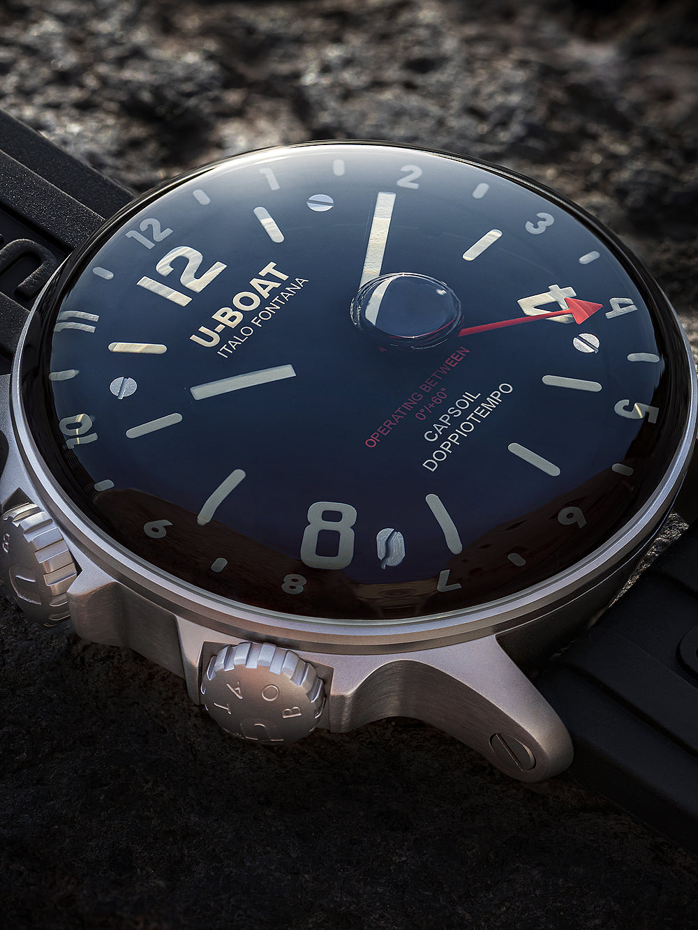 U-Boat 8769 Capsoil Qs. Doppiotempo SS 45mm 10ATM