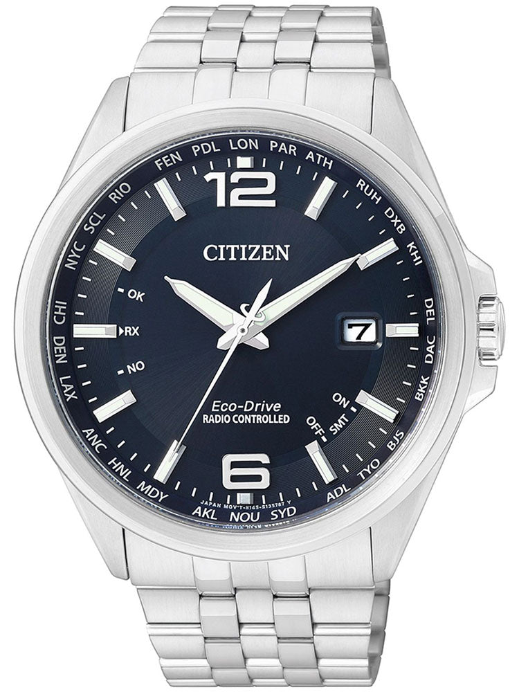Citizen CB0010-88L Eco-Drive Elegant Radio Controlled laikrodis vyriškas laikrodis 43mm 10 ATM