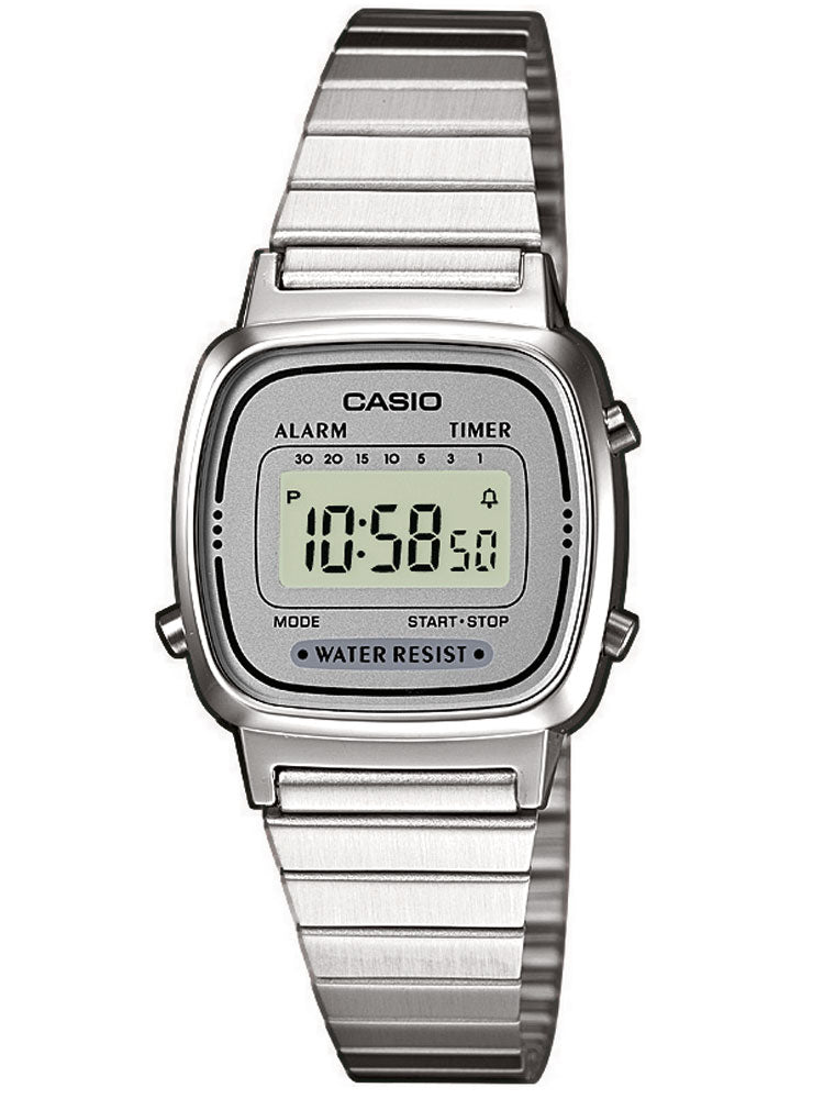 CASIO LA670WEA-7EF Collection moteriškas laikrodis 24mm 3 ATM