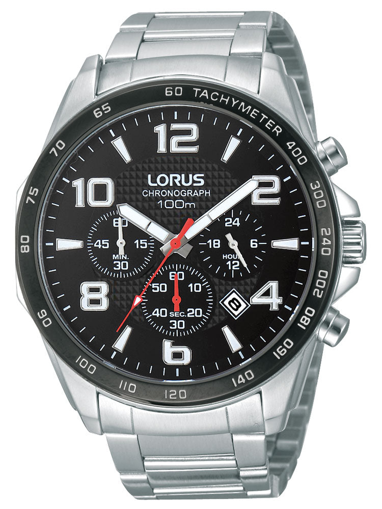 Lorus RT351CX9 vyriškas laikrodis Chronograph 10 ATM 45 mm