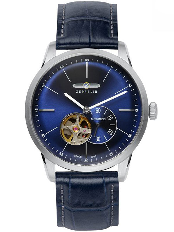 Zeppelin Flatline 7364-3 vyriškas laikrodis Automatic 40 mm 50M